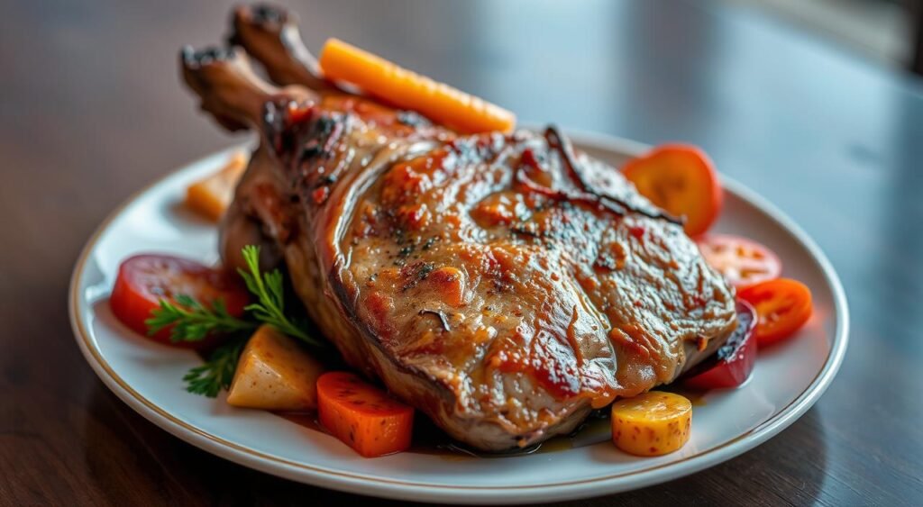 receita carne assada com legumes